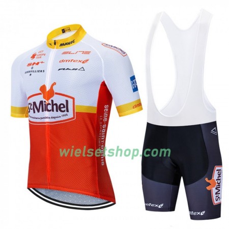Fietskleding (Fietsshirt + Korte Koersbroek) 2020 St. Michel-Auber93 N001